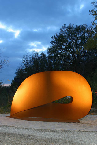 XARIS acciaio - Coll. Parco Sculture del Chianti - Siena